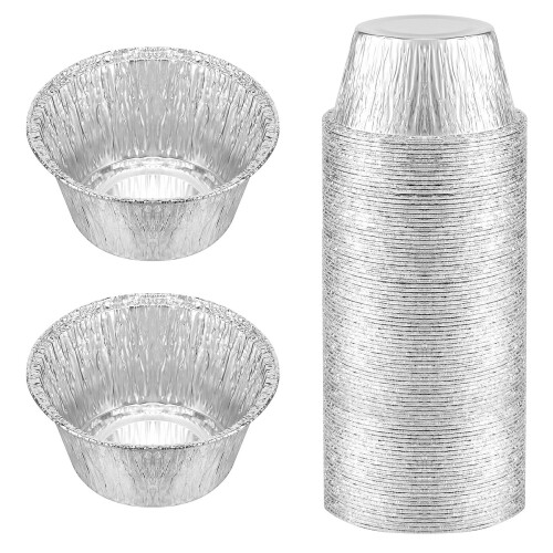 Aluminum Foil Ramekin Paper Cup 150 Pack Disposable Baking 1