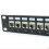 Cat7 Patch Panel 24Port CAT7/CAT6A Full Shielded Incl. 24X Adapter 1U 8