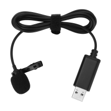 Uniwersalny mikrofon USB Lavalier z klipsem do komputera typu „plug and play” O