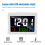 Color Large Screen LCD Electronic Desk Alarm Clock with Temperature Da 9