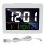 Color Large Screen LCD Electronic Desk Alarm Clock with Temperature Da 4