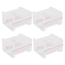 4 Pack Transparent Visible Desktop Multi Washi Masking Tape Dispenser,