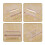 4 Pack Transparent Visible Desktop Multi Washi Masking Tape Dispenser, 6