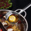 Rustfri stålske med ske og øse, slidset suppe til hotpot-filter K 8