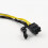 Καλώδιο τροφοδοσίας PCI-E 15 ακίδων αρσενικό σε 8 ακίδων (6+2) 20cm SATA C για 5 τεμάχια 3