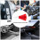 Car Universal Engine Oil Funnel Adjustable Adapters Spill Proof Filter 11