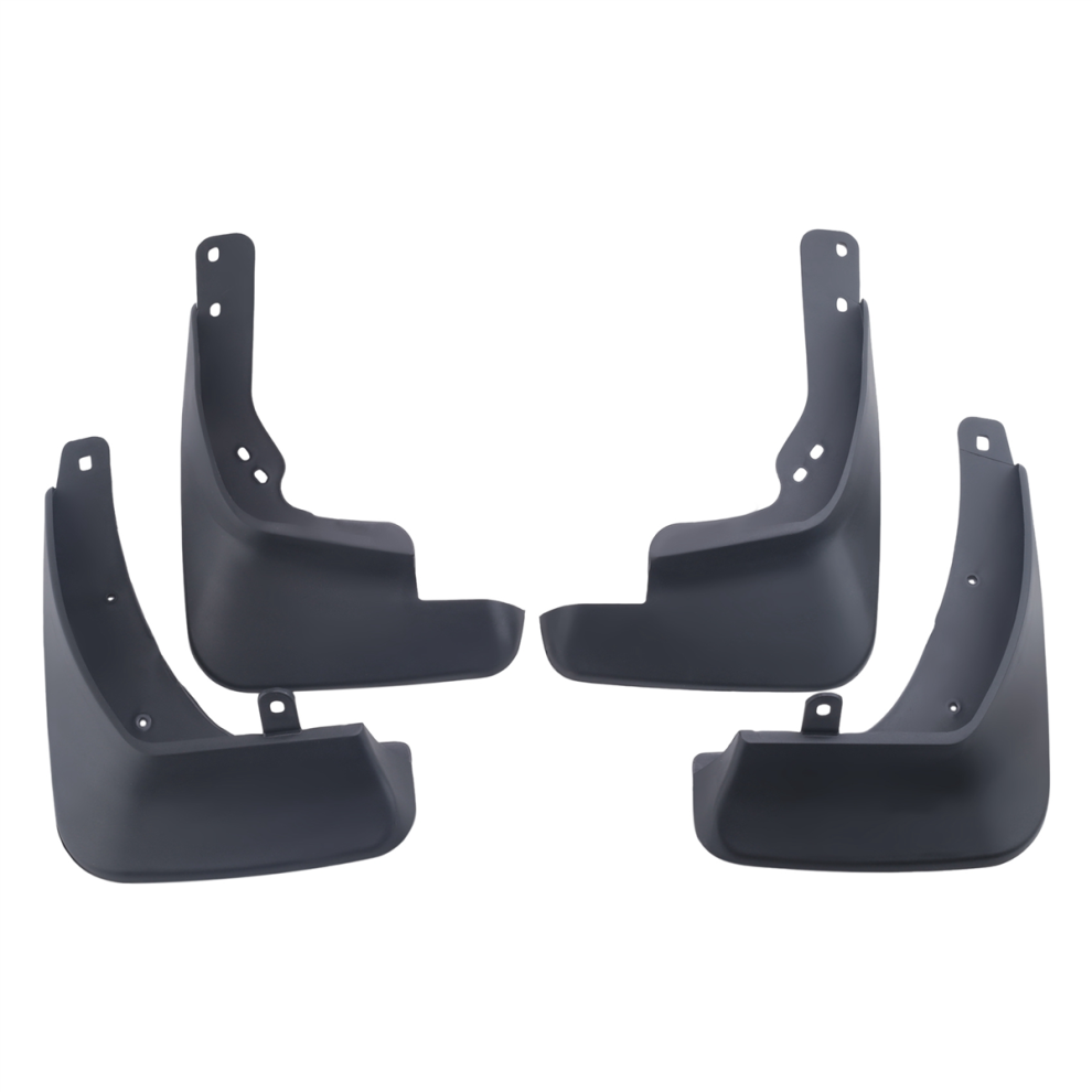 Car Front And Rear Mudguards Splash-Proof Mudguards Tires Splash-Proof Black 4853103917432