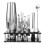 Cocktail Shaker Set, Boston Stainless Steel Bartender Kit with Acrylic 1