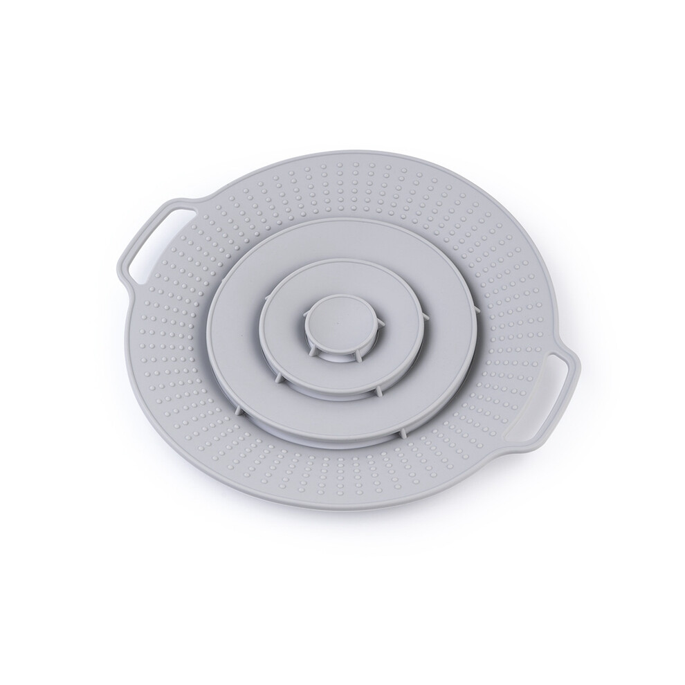 Tapa De Silicona Para Microondas De 33,5 Cm Con Ventosa Para Ollas, Sartenes Y Cuencos.-image