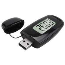 Simple Step Counter,Walking 3D Pedometer with Rechargeable Battery, Ac