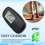 Simple Step Counter,Walking 3D Pedometer with Rechargeable Battery, Ac 8