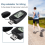 Simple Step Counter,Walking 3D Pedometer with Rechargeable Battery, Ac 6