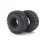 Pneus de roda de borracha 4 peças 125 mm 2,2 polegadas para carro de esteira RC 1/10 Axi 5