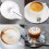 Mousseur à lait électrique, mousseur à café portable rechargeable 3 vitesses Dr 10