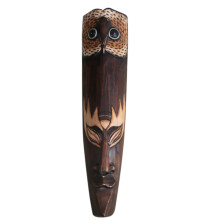 Solid Wood Mask for Wall Decoration African Facebook Bar Ktv Restauran
