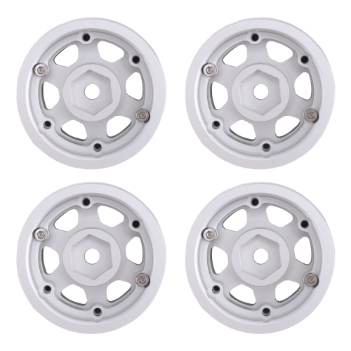 τεμάχια 1.55 μεταλλικές ζάντες Beadlock για τροχό 1/10 RC Crawler Car RC4WD