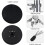 Adjustable Drum Throne Universal Height Stool,Rotatable Padded Drummer 6