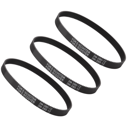 3Pcs 3M-390-12 Drive Belt Durable Thickened Rubber Drive Belt Accessor