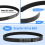 3Pcs 3M-390-12 Drive Belt Durable Thickened Rubber Drive Belt Accessor 6