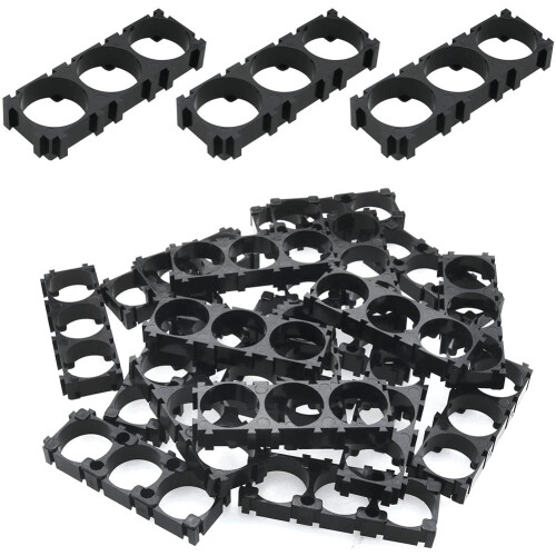 30Pcs Splicing Battery Support 18650 Lithium Battery Bracket 3 Cell Sp