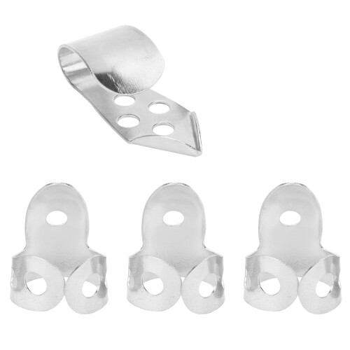 Finger Picks Metal 3Pcs Index Finger 1Pc Thumb 2