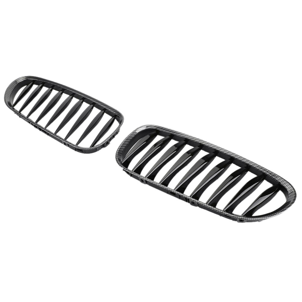 Front Fence Grill Grille Abs Carbon Fiber For Bmw Z4 E85 E86 2003-2009 4853103927714