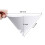 100 Pack 100 Micrometre Paint Cone Paint Strainers with Fine Nylon Mes 4