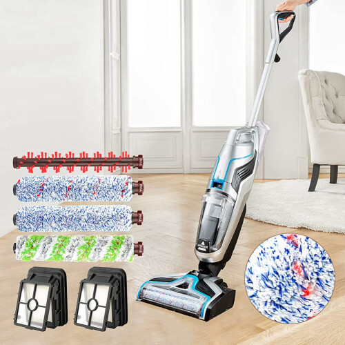 Kit de acessórios para Bissell Crosswave 3 em 1, escova principal multiuso Ca 2
