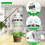 Λάμπα Φυτού E27 35W LED Grow Full Spectrum Θερμό Λευκό για Εσωτερική Χρήση 6