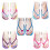 5 Pair Flip Flop Socks 3D Pattern Manicure Print Funny Hidden Comfort 2