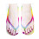 5 Pair Flip Flop Socks 3D Pattern Manicure Print Funny Hidden Comfort 9