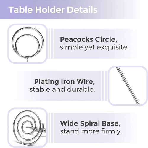 Suportes para números de mesa 20 unidades - Mini porta-cartões de 2 polegadas para mesa curta 2