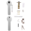 Smart Door Lock Keyless Entry Door Lock Keypad Door Lock with Handle, 3