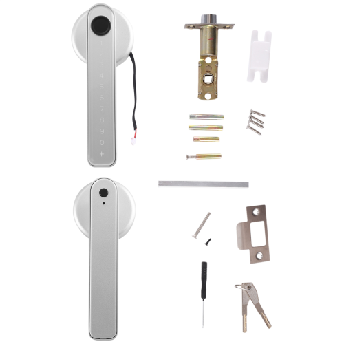 Smart Door Lock Keyless Entry Door Lock Keypad Door Lock with Handle, 2