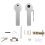 Smart Door Lock Keyless Entry Door Lock Keypad Door Lock with Handle, 4