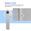 Smart Door Lock Keyless Entry Door Lock Keypad Door Lock with Handle, 7