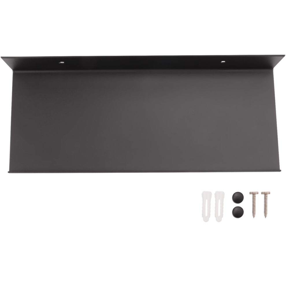 Metal Wall Shelves, Black Floating Shelves,Bathroom Racks, Display She 4851282132684