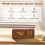 Digital Alarm Clock, Temperature and Humidity Alarm Clock LED Electron 6