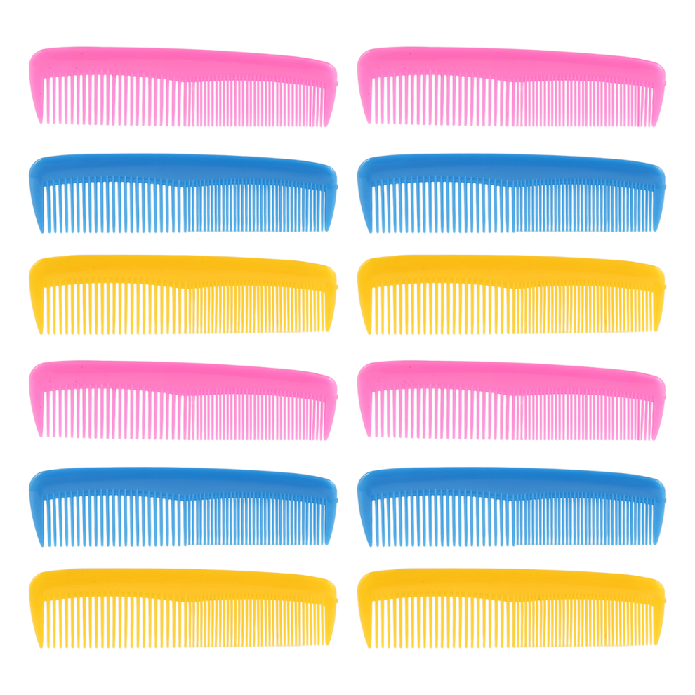 Typecat 12 Pieces Colorful Hair Combs Set For Kids Women Men Colorful Plastic