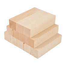 Whittling and Carving Wood Blocks Unfinished Basswood Set for Beginner