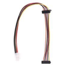 Placa-mãe ATX 4 pinos para adaptador de disco rígido SATA serial de 2 portas Power Ca