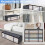 3 Pack Storage Bins Clothes Storage,Foldable Blanket Bags, Under Bed C 4
