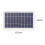 5V High Power USB Solar Panel Outdoor Waterproof Hike Camping Portable 7