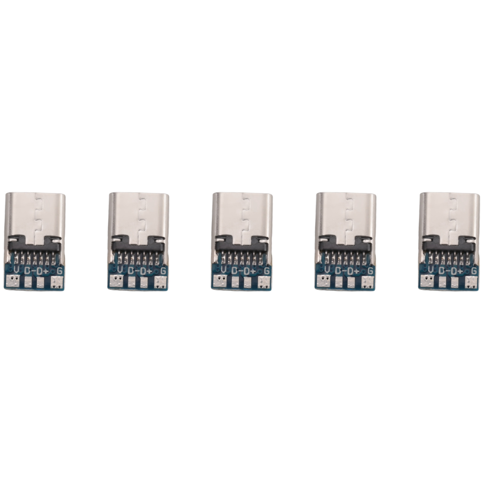 Photos - Cable (video, audio, USB) 10 Pcs USB 3.1 Type C Connector 14 Pin Female Socket Receptacle Throug