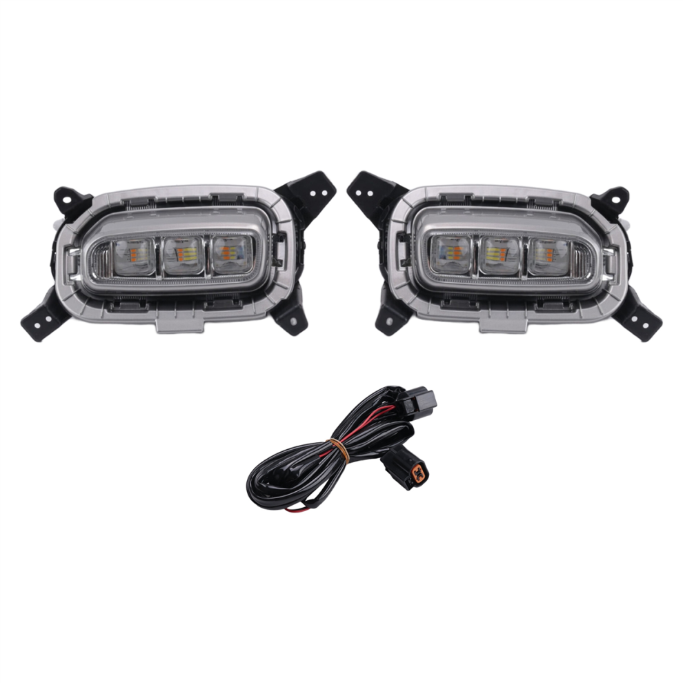 Car Led Drl Daytime Running For Kia Seltos Kx3 2020 2021 Turn Si Light 4851282140993