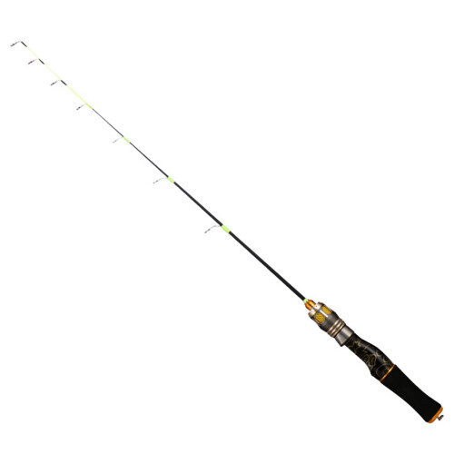 Titaniumlegering kulfiber ultrakort isfiskestang 70 cm indsats solid so 1