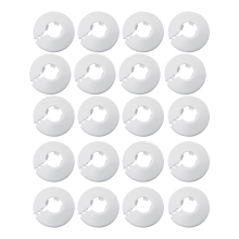 20 stuks 1/2 inch flens waterleiding afdekking decoratie 16mm witte wand