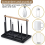 Pulloteline, astiankuivauspullot, 6 pullon teline, metallinen mukiteline 4