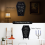 Black Felt Letter Board, Gothic Message Board Office Home Decor with 3 7