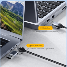 4K HDMI-kompatibel med Type-C+USB-optagelseskort 1080P computerspil-mobil